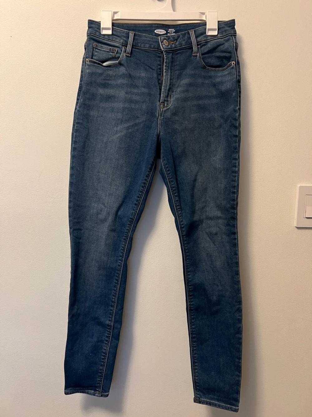 Old Navy Women's Thermal Skinny Jeans - Dark Blue Wash